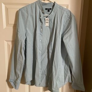 Express casual button up shirt, brand new with tags